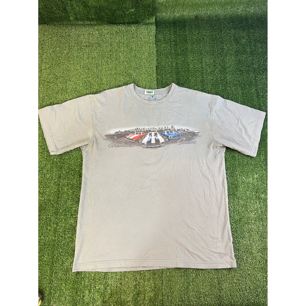 Out of Bounds Mens Chevrolet Camaro Graphic T-Shirt Gray XL Muscle Car Racing